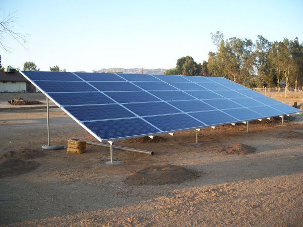 Ground Screw Foundation Solar Mounting System